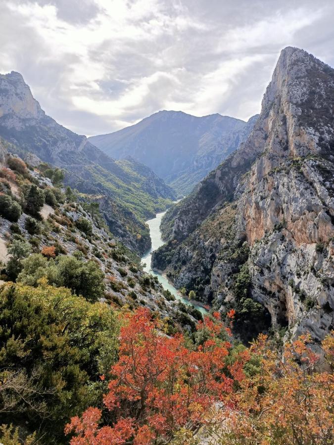 Appartamento Les Haut Du Lac Sainte-Croix-de-Verdon Esterno foto